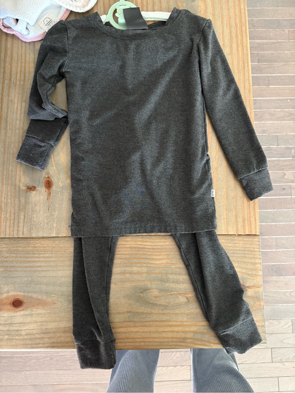 Little Sleepies Cozy Charcoal Gray Long Sleeve Pajama Set